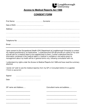 Free Download PDF Books, Medical Report Consent Form Template