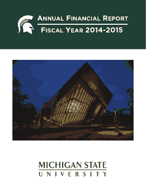 Free Download PDF Books, Annual Financial Report Fiscal Year 2014-15 Template