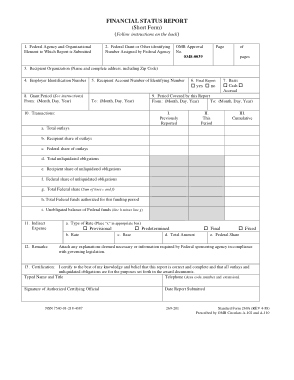 Free Download PDF Books, Financial Status Report Short Form Template