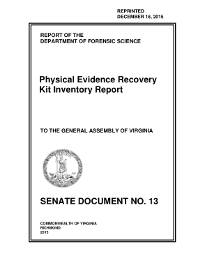 Free Download PDF Books, Physical Evidence Recovery kit Inventory Report Template