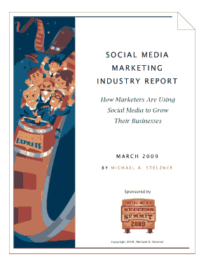 Free Download PDF Books, Social Media Marketing Report Template
