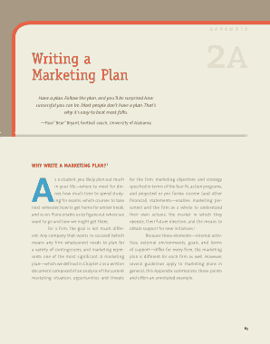 Free Download PDF Books, Writing Marketing Plan Template