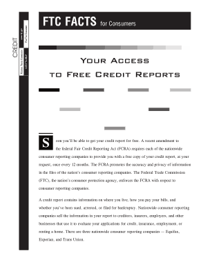 Free Download PDF Books, Annual Free Credit Report Form Template