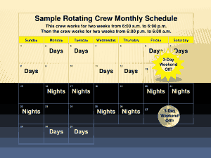 Free Download PDF Books, Rotating Crew Monthly Schedule Template