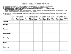 Free Download PDF Books, Weekly Schedule Planner Template