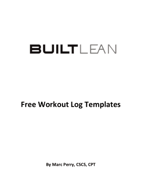 Free Download PDF Books, Work Out Schedule For Men Template