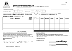 Free Download PDF Books, Employee Expense Report Form Template
