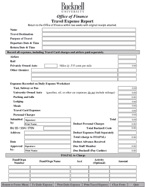 Free Download PDF Books, Finance Office Expense Report Template