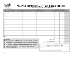 Free Download PDF Books, Mileage Reimbursement and Expense Report Template
