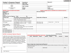 Free Download PDF Books, Visitors Expense Report Form Template