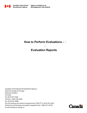Free Download PDF Books, Evaluation Report Format Template