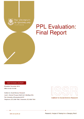 Free Download PDF Books, PPL Evaluation Final Report Template
