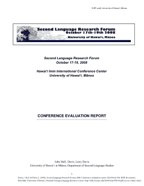 Free Download PDF Books, Sample Conference Evaluation Report Template