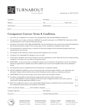 Free Download PDF Books, Consignment Contract Terms and Condition Template