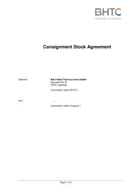 Free Download PDF Books, Consignment Stock Agreement Template