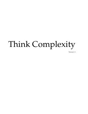 Free Download PDF Books, Think Complexity