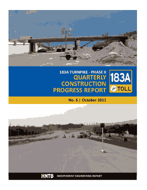 Free Download PDF Books, Quarterly Construction Progress Report Template