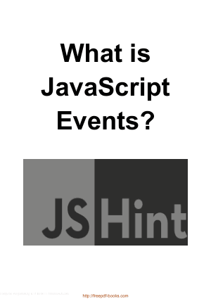 What Is JavaScript Events