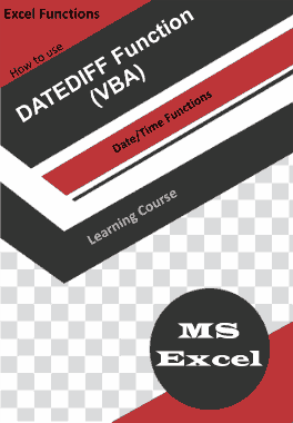 Free Download PDF Books, Excel DATEDIFF Function _ How to use in VBA