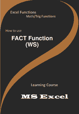 Free Download PDF Books, FACT Function _ How to use in Worksheet