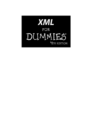 xml for dummies pdf