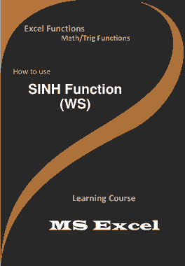 Free Download PDF Books, SINH Function _ How to use in Worksheet