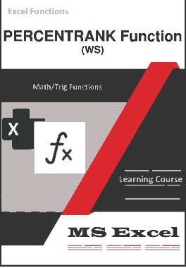Free Download PDF Books, Excel PERCENTRANK Function _ How to use in Worksheet