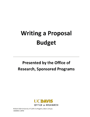 Free Download PDF Books, Proposal Budget Writing Sample Template