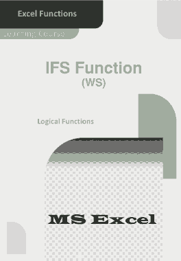 Free Download PDF Books, Excel IFS Function _ How To Use In WS