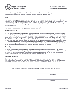 Free Download PDF Books, Consultant Ethics and Confidentiality Agreement Template