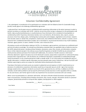 Free Download PDF Books, Volunteer Celebrity Confidentiality Agreement Template