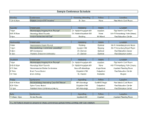 Free Download PDF Books, Sample Conference Schedule Template