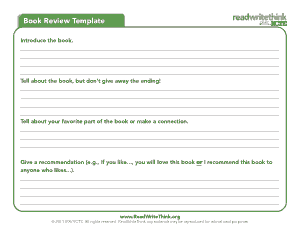 Free Download PDF Books, Bookreview Sample Template