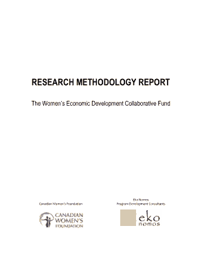 Free Download PDF Books, Research Methodology Report Template