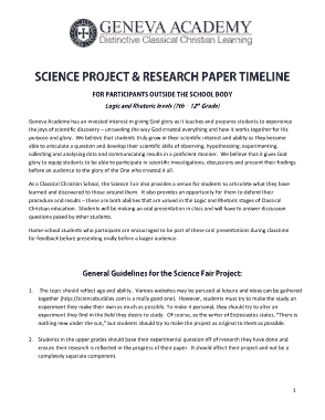 Free Download PDF Books, Science Project and Research Paper Outline Template