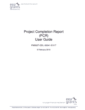 Free Download PDF Books, Project Completion Report and User Guide Template