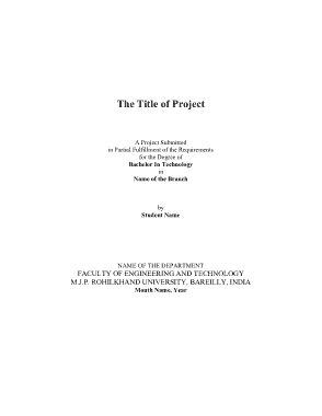 Free Download PDF Books, Seminar Project Report Template