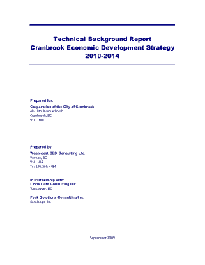 Free Download PDF Books, Economic Development Technical Background Report Template