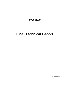 Free Download PDF Books, Technical Report Example Template