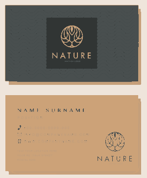 Free Download PDF Books, Dark Classic Business Card Template Free Vector