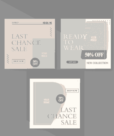 Free Download PDF Books, Sale Flyer Flat Elegant Retro Decor Free Vector