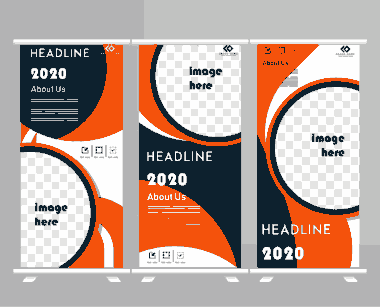 Free Download PDF Books, Corporate Flyer Modern Colorful Circle Free Vector
