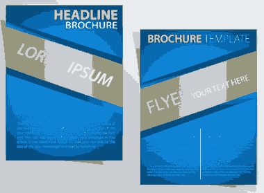 Free Download PDF Books, Brochure Illustration With Diagonal Free Vector