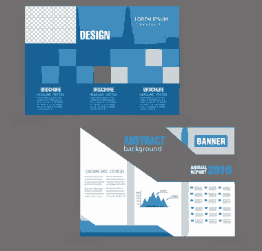 Free Download PDF Books, Brochure Trifold With Modern Bright Style Free Vector