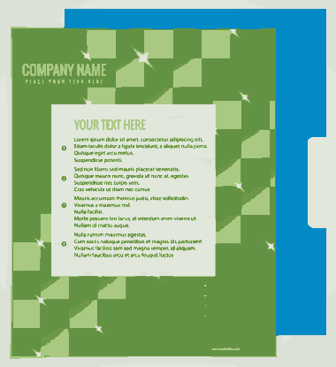 Free Download PDF Books, Company Brochure Bright Modern Style Free Vector