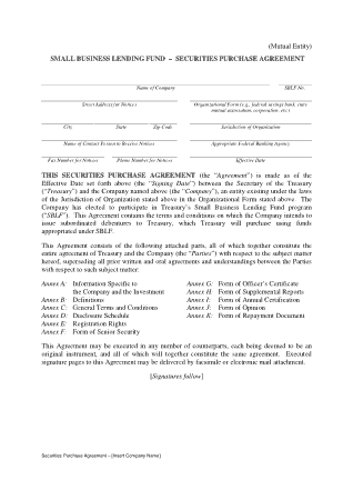 Free Download PDF Books, Clean Mutual Securities Purchase Agreement Template