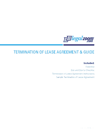 Free Download PDF Books, Termination Of Lease Agreement And Guide Template