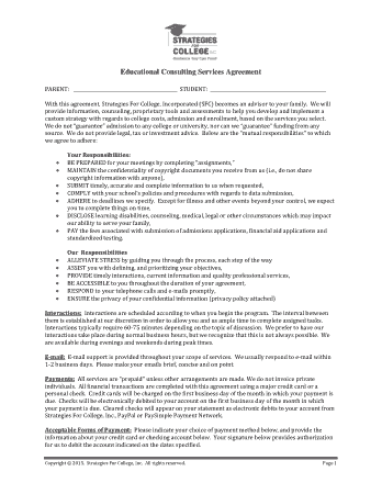 Free Download PDF Books, Educational Consulting Services Agreement Template