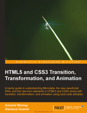 Free Download PDF Books, HTML5 And CSS3 Transition Transformation And Animation