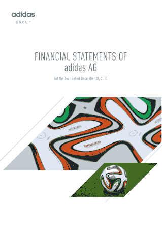 Free Download PDF Books, Financial Statement of Adidas AG Template